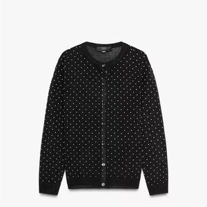 Black Polka Dot Men's Sweater